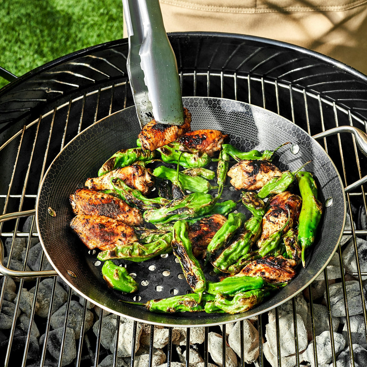 HexClad BBQ Grill Pan + Meat Cleaver Bundle