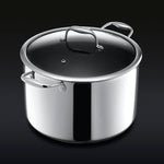 Hybrid Stock Pot with Lid, 10-Qt