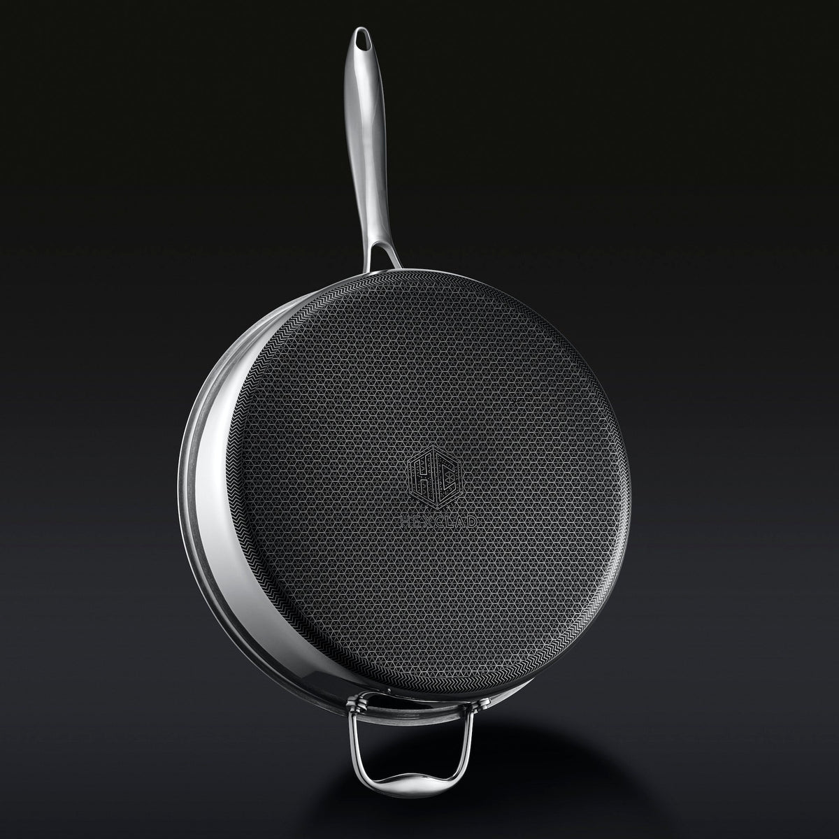 Hybrid Deep Sauté Pan with Lid, 5.5-Qt