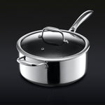 Hybrid Saucepan with Lid, 5-Qt