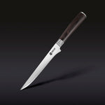 Damascus Steel Boning & Fillet Knife, 6" (Espresso)