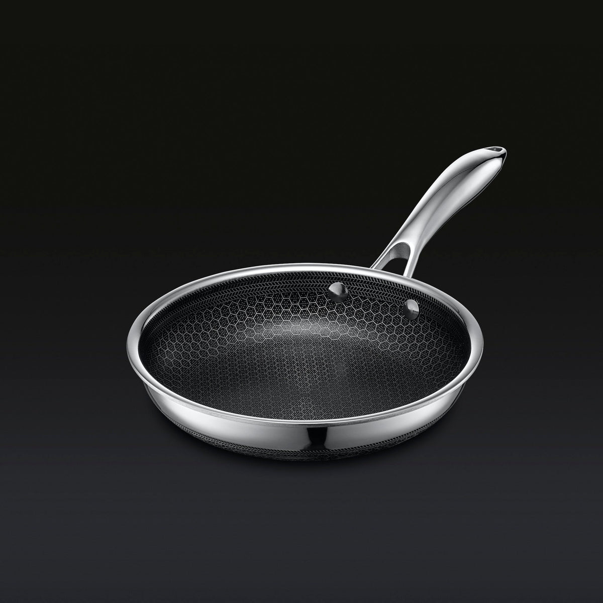 Hybrid Fry Pan with Lid, 8"