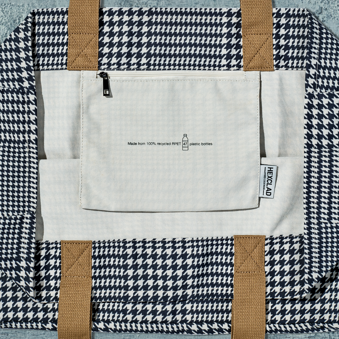 The Everything Everywhere Bag (Houndstooth-Onyx)