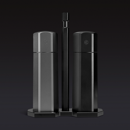HexMill Tabletop Salt & Pepper Grinder Set